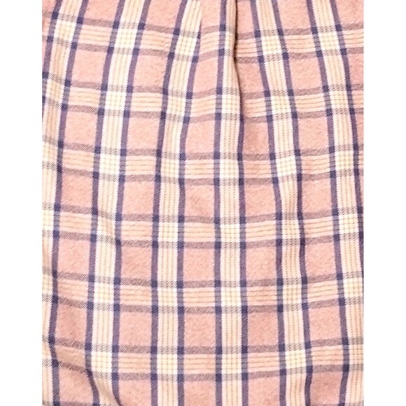 TOAD & CO Women's Bodie Dos 1/4 Zip T Neck Shirt Sz Small Pink Plaid Long Sleeve - Picture 3 of 11